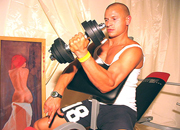 vaja za bicepse z ročko