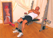 vaja za trebušne mišice negativni naklon