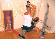 vaja za triceps z ročko